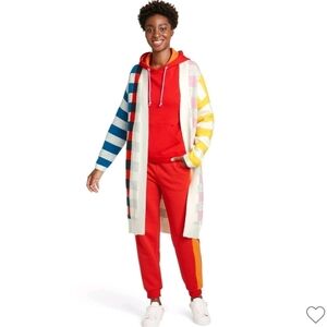 Lego x Target Color Bolck Striped Duster Length Cardigan Size M SOLD OUT ONLINE